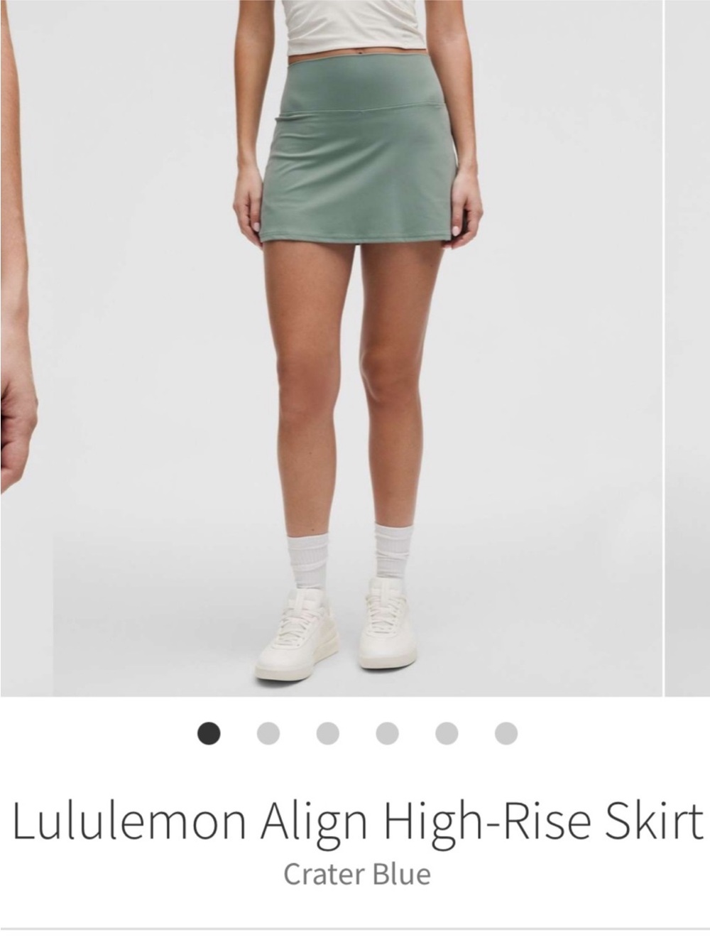 NWT Lululemon Align High Rise Skirt Crater Blue Sz 2